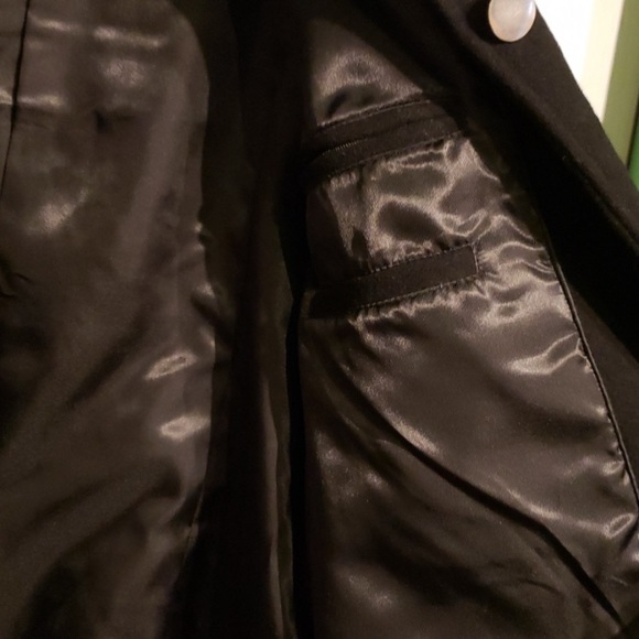 Kimi & Kai black wool walking coat, maternity Sz Med NWT - Picture 5 of 8